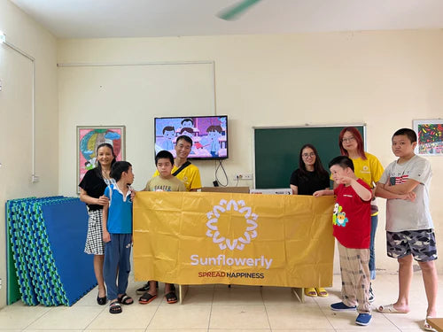 Happiness Amplified: Sunflowerly's Journey of Compassion at Peace Children Village