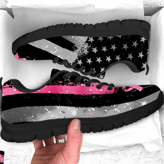 Breast Cancer Warrior Breast Cancer Awareness Sneakers 0622