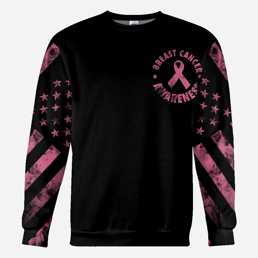 Fight Breast Cancer Smoke Flag - Breast Cancer Awareness All Over T-shirt and Hoodie 0822
