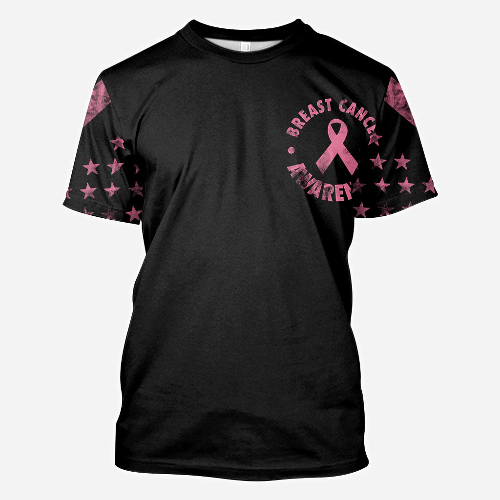 Fight Breast Cancer Smoke Flag - Breast Cancer Awareness All Over T-shirt and Hoodie 0822
