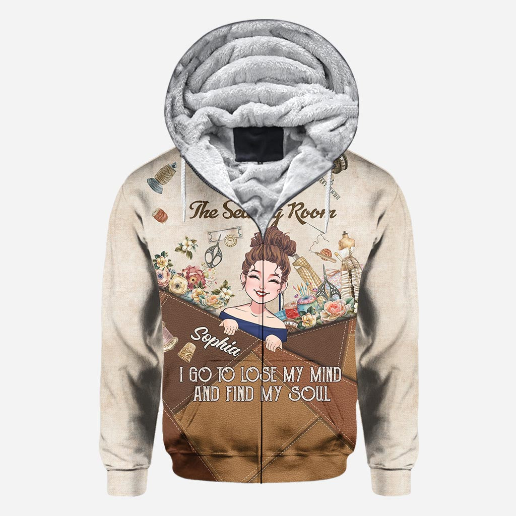 And Into The Sewing Room I Go - Personalized Sewing All Over Shirt