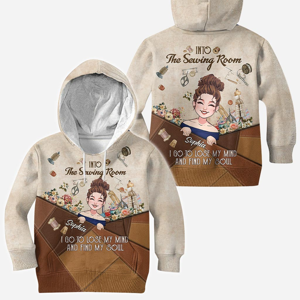 And Into The Sewing Room I Go - Personalized Sewing All Over Shirt