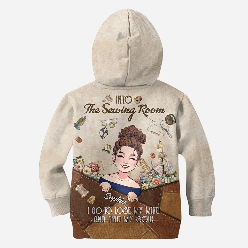 And Into The Sewing Room I Go - Personalized Sewing All Over Shirt