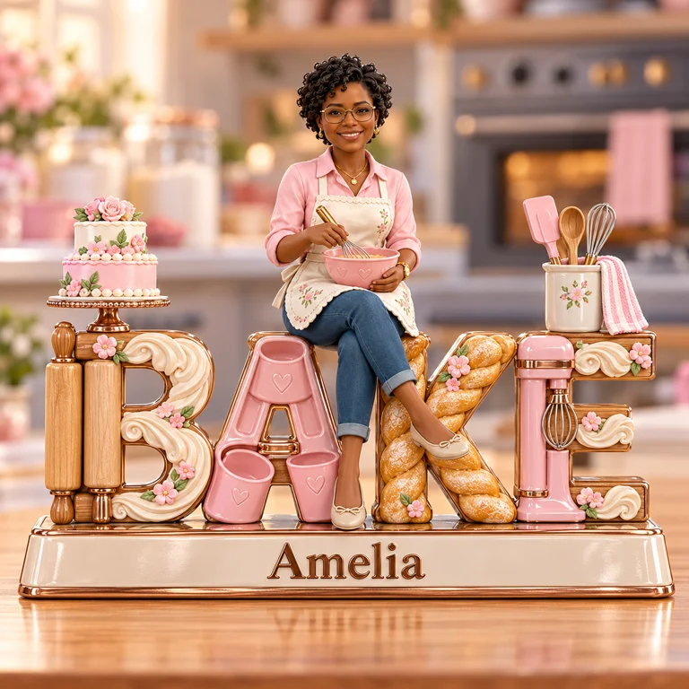 Personalized Custom Photo Baking Custom Shaped Acrylic Plaque - Gift for Women