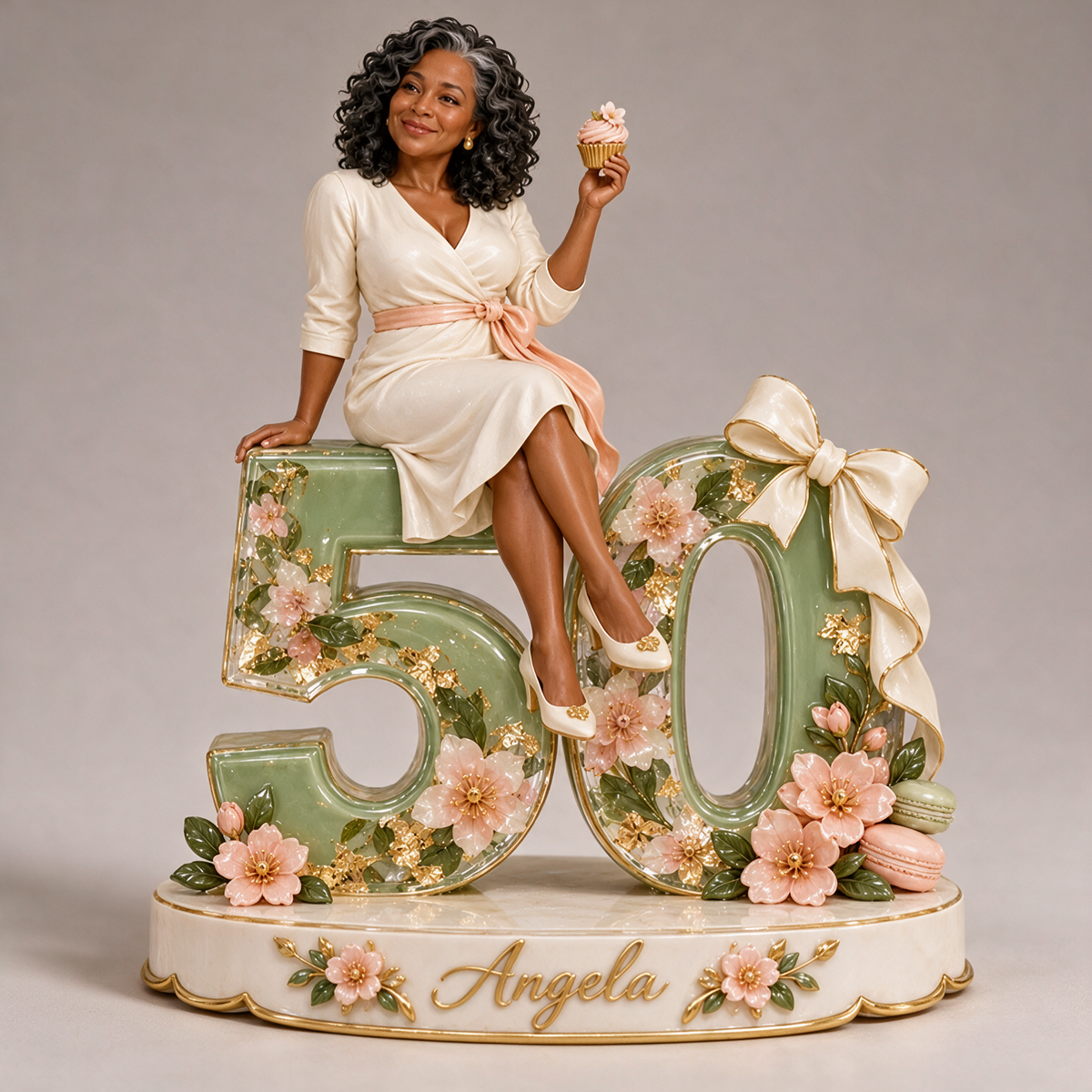 Personalized Custom Photo Baking Lover Custom Shaped Acrylic Plaque - 50th Birthday Gift for Women