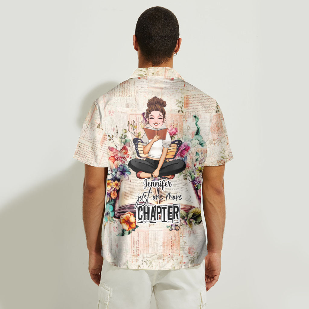 Just One More Chapter - Personalized Book Hawaiian Shirt