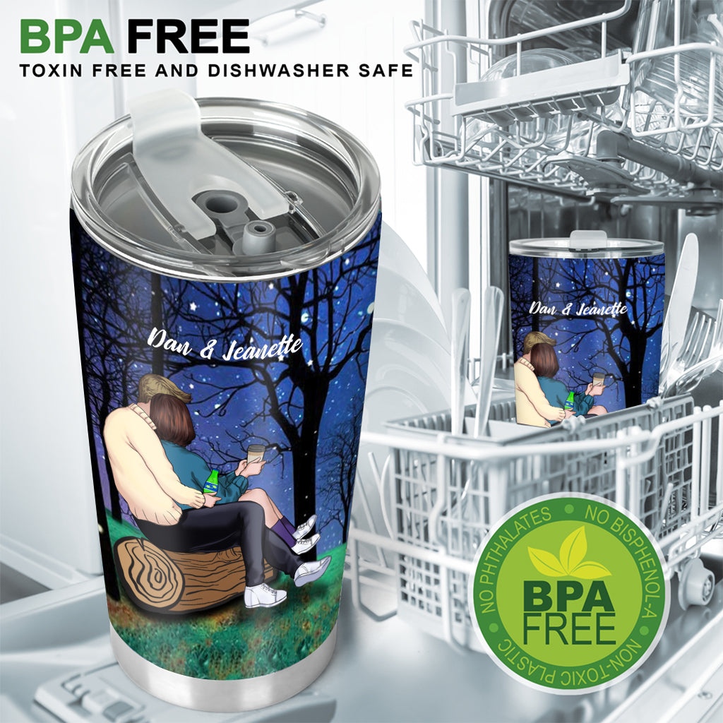 Camping Couple - Personalized Tumbler