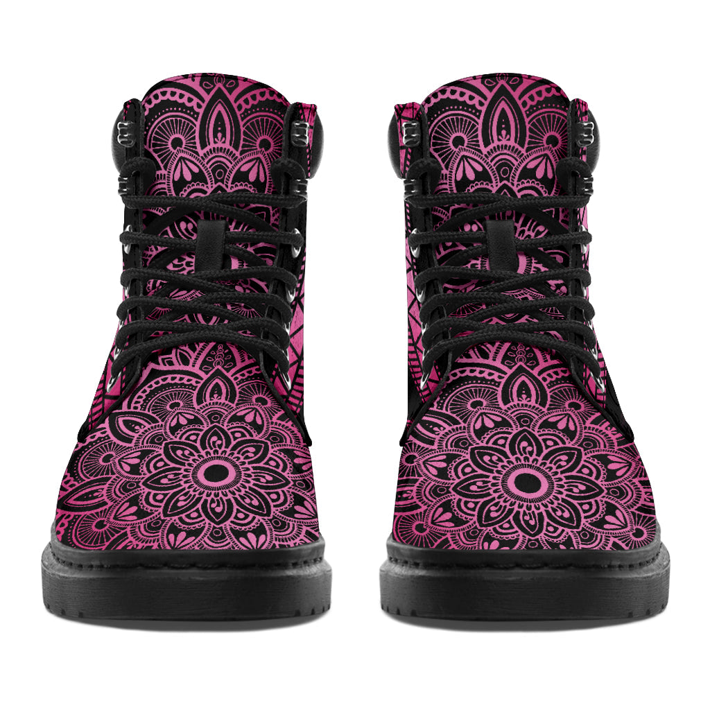 Dragonfly Faith Hope Love Breast Cancer Awareness All Season Boots 0622