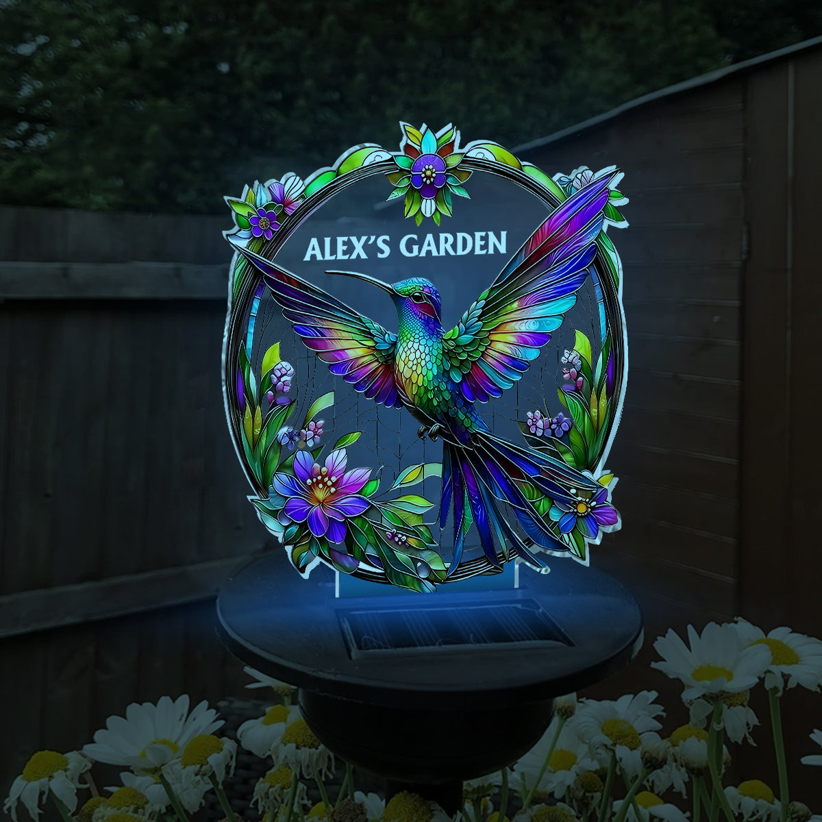 Stunning Hummingbird, Bee, Butterfly... - Personalized Gardening Garden Solar Light