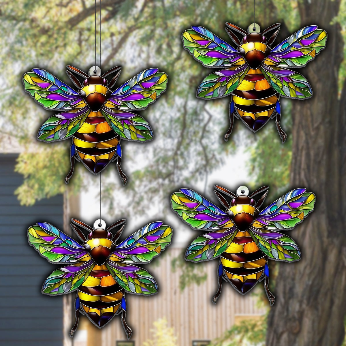 Stunning Hummingbird, Bee, Butterfly... - Personalized Gardening Garden Hanging Ornament