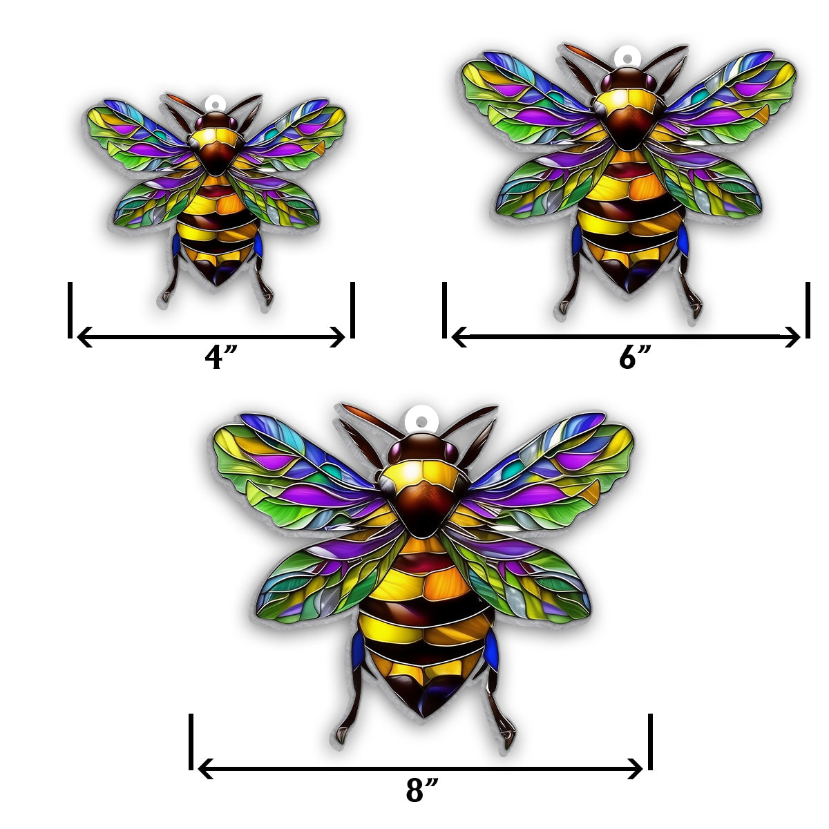 Stunning Hummingbird, Bee, Butterfly... - Personalized Gardening Garden Hanging Ornament