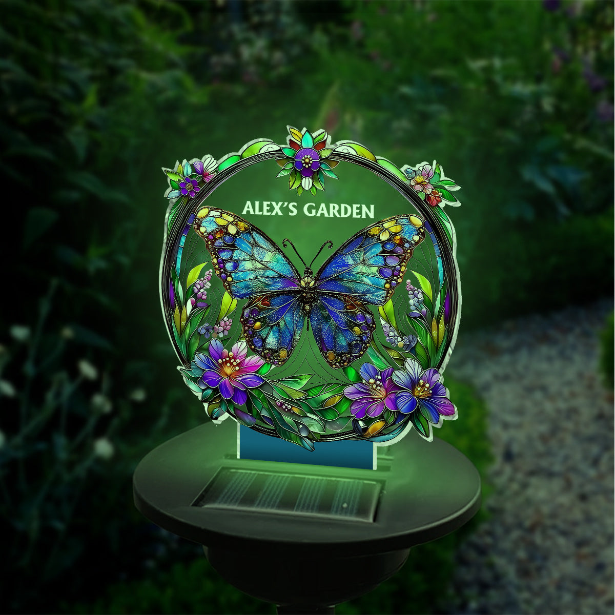 Colorful Butterfly, Bee, Humming Bird... - Personalized Gardening Garden Solar Light