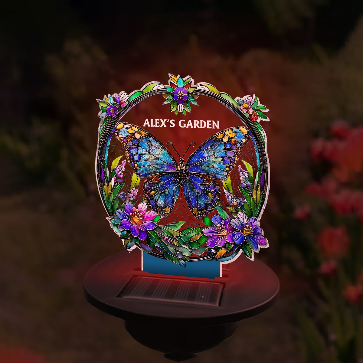 Colorful Butterfly, Bee, Humming Bird... - Personalized Gardening Garden Solar Light