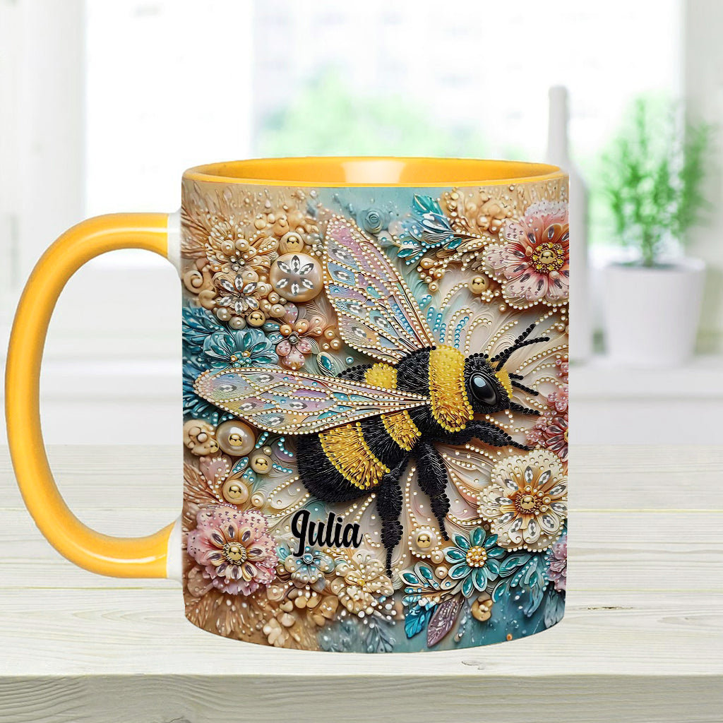 Sparkling Insect - Personalized Gardening Accent Mug