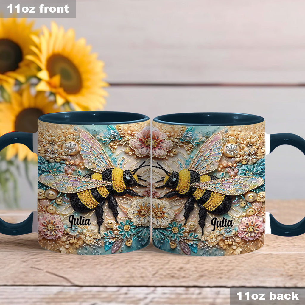 Sparkling Insect - Personalized Gardening Accent Mug