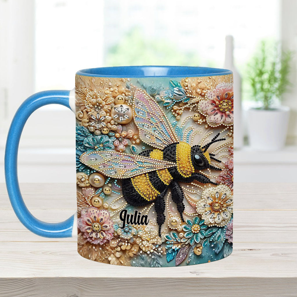 Sparkling Insect - Personalized Gardening Accent Mug