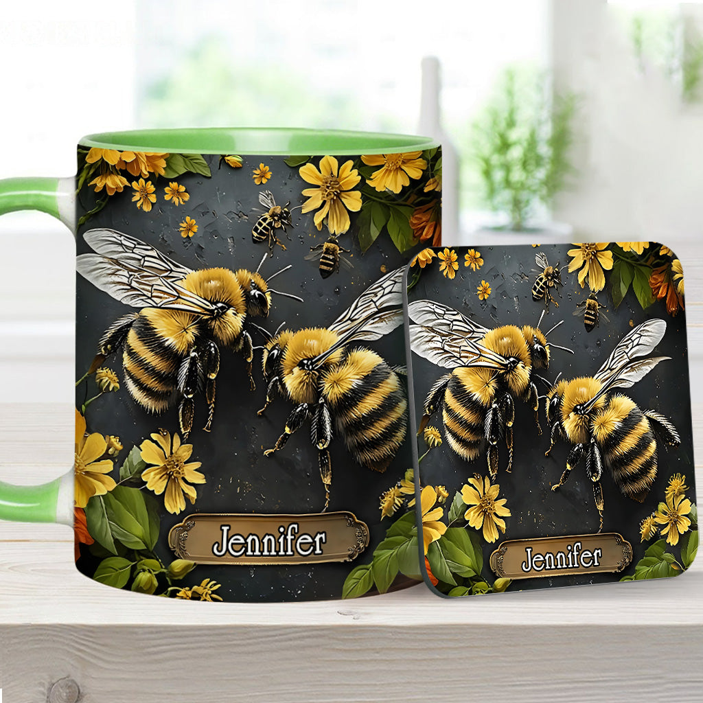Bee Garden - Personalized Gardening Accent Mug