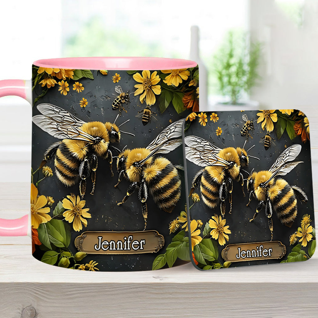 Bee Garden - Personalized Gardening Accent Mug