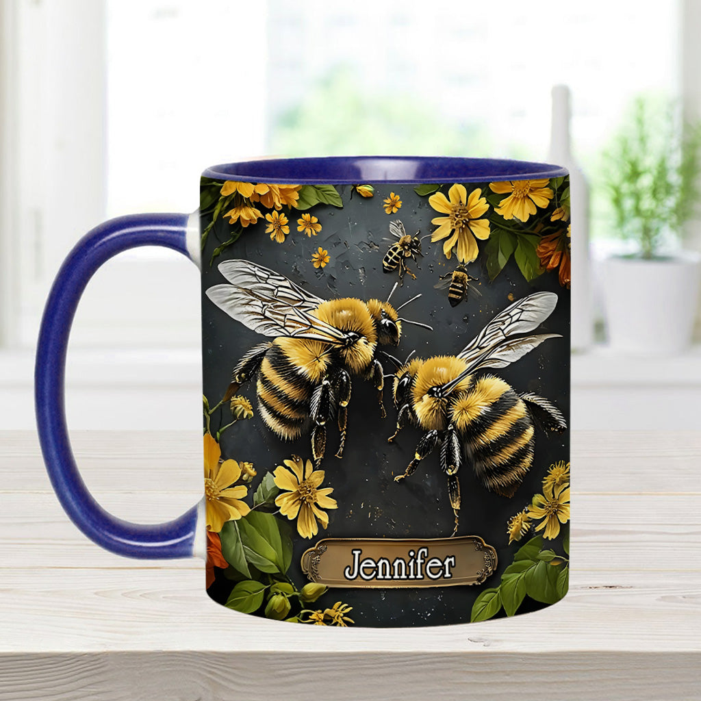 Bee Garden - Personalized Gardening Accent Mug