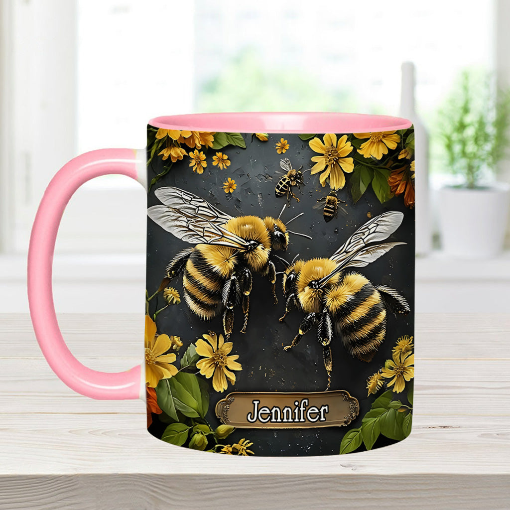 Bee Garden - Personalized Gardening Accent Mug