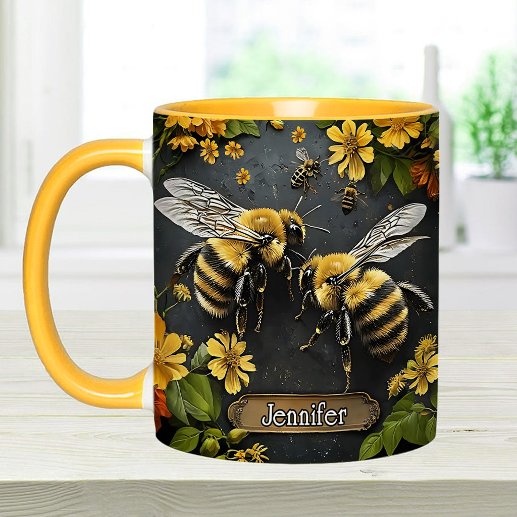 Bee Garden - Personalized Gardening Accent Mug