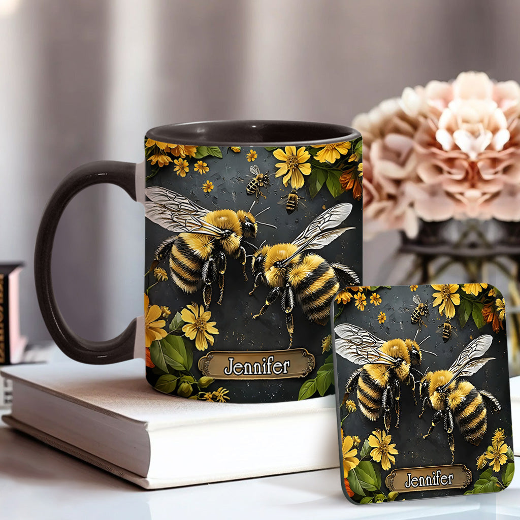 Bee Garden - Personalized Gardening Accent Mug