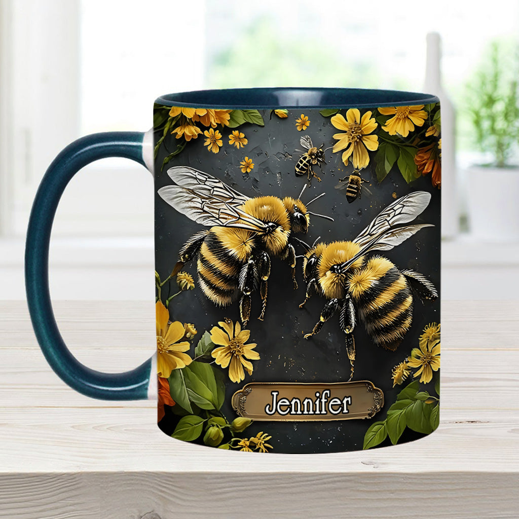 Bee Garden - Personalized Gardening Accent Mug