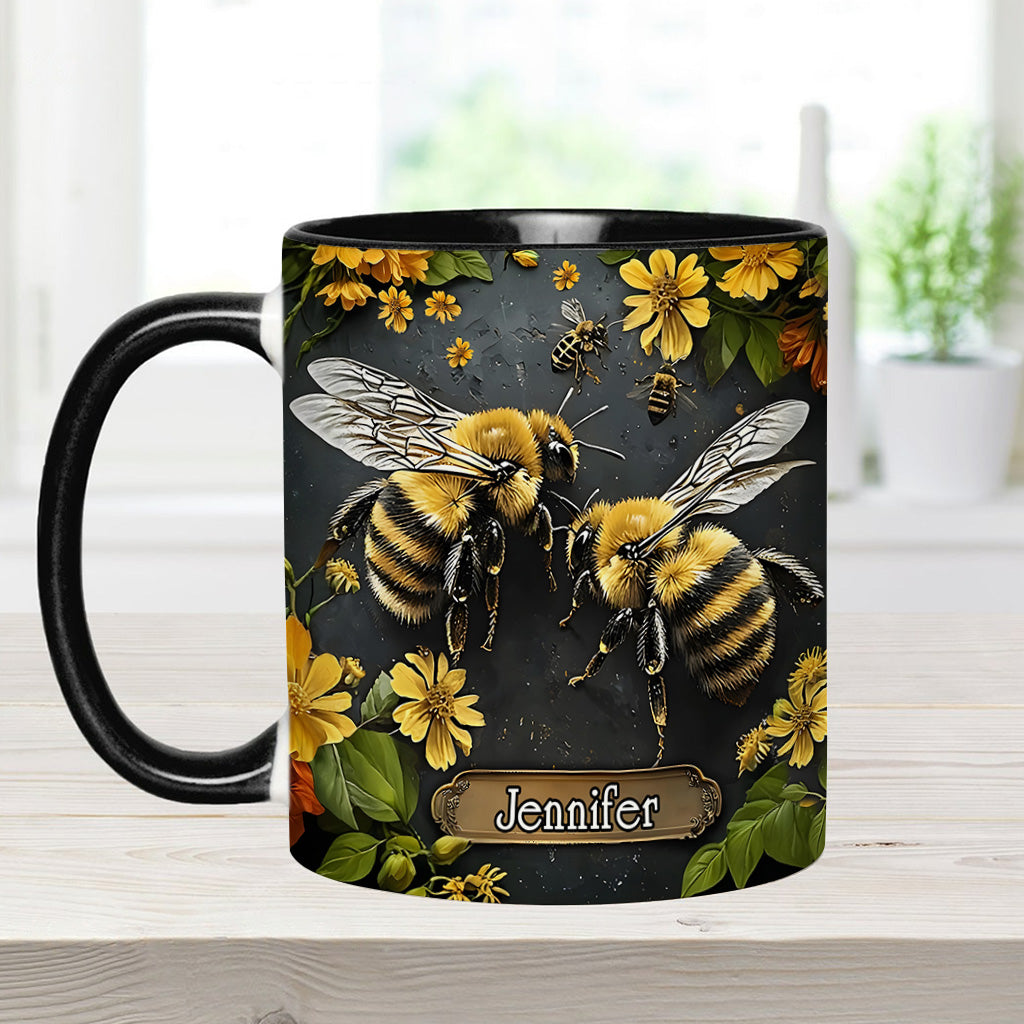 Bee Garden - Personalized Gardening Accent Mug
