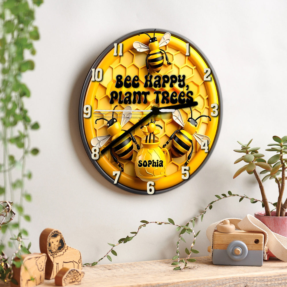Gardening Time - Personalized Gardening Wall Clock