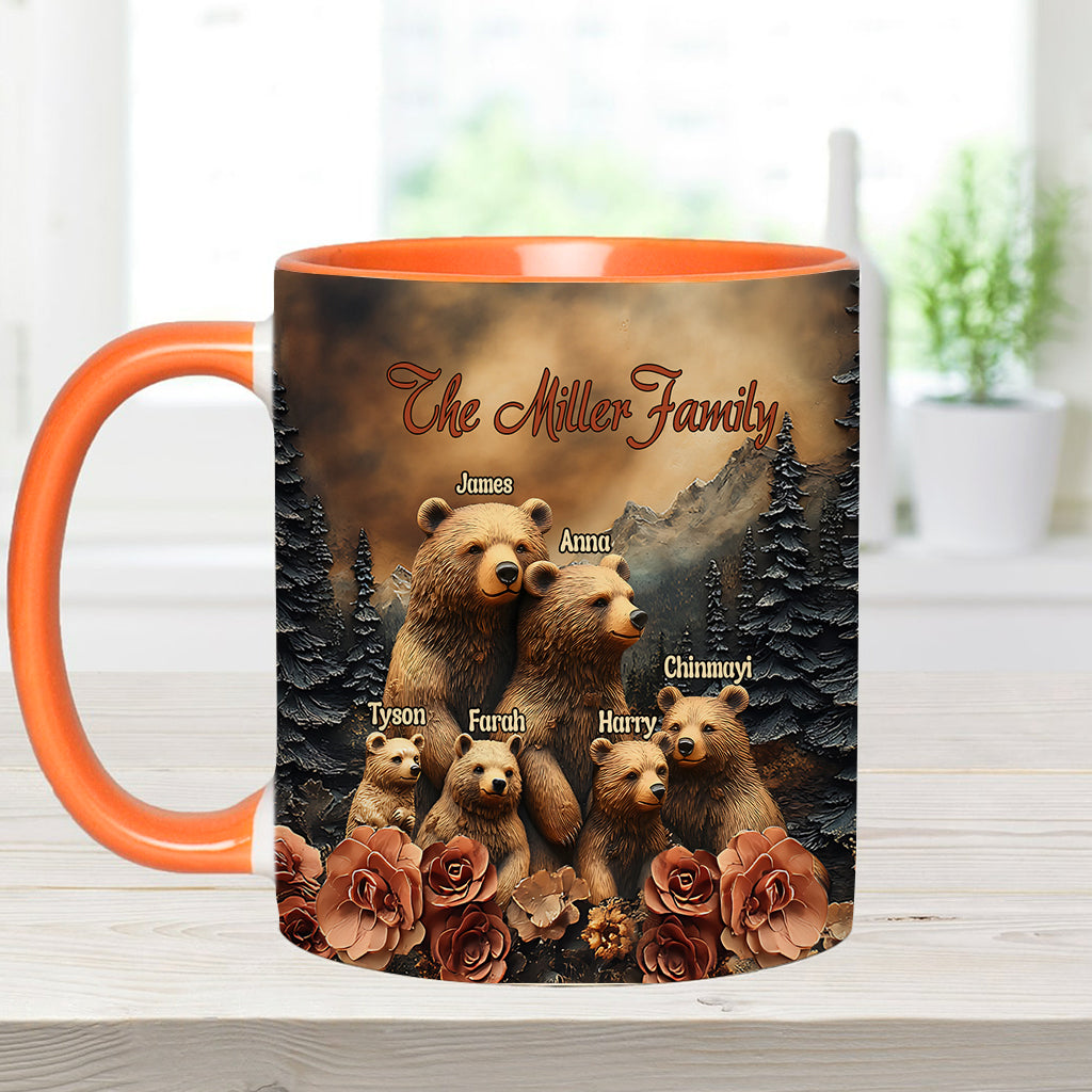 Bear Family - Personalized Family Accent Mug