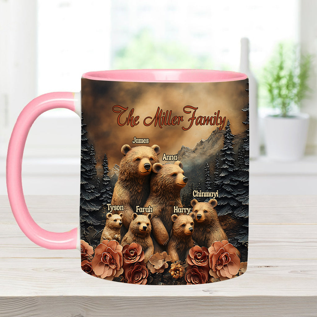 Bear Family - Personalized Family Accent Mug