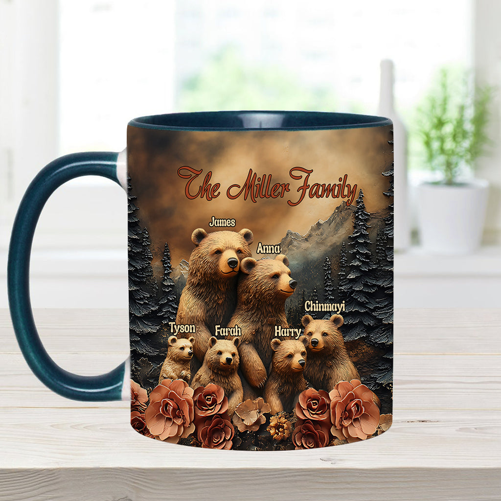 Bear Family - Personalized Family Accent Mug