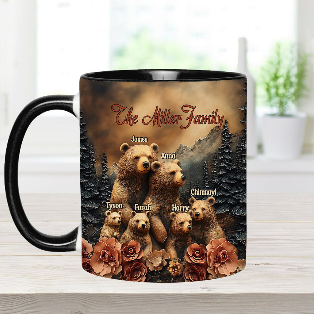 Bear Family - Personalized Family Accent Mug