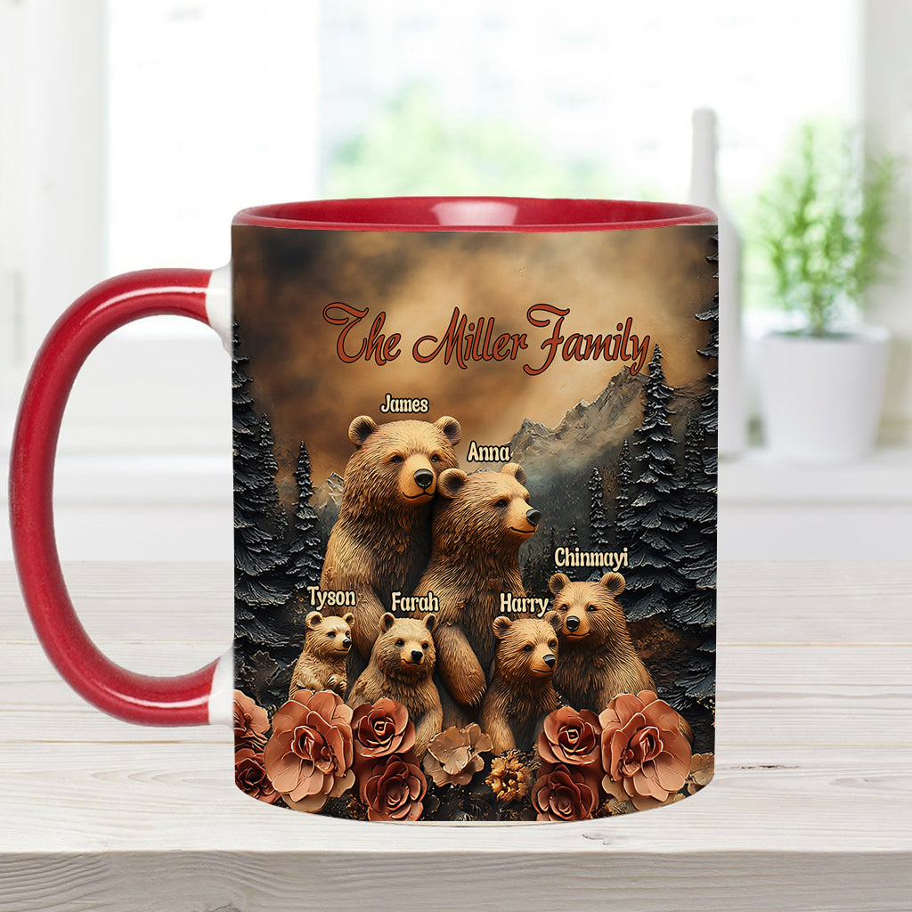 Bear Family - Personalized Family Accent Mug
