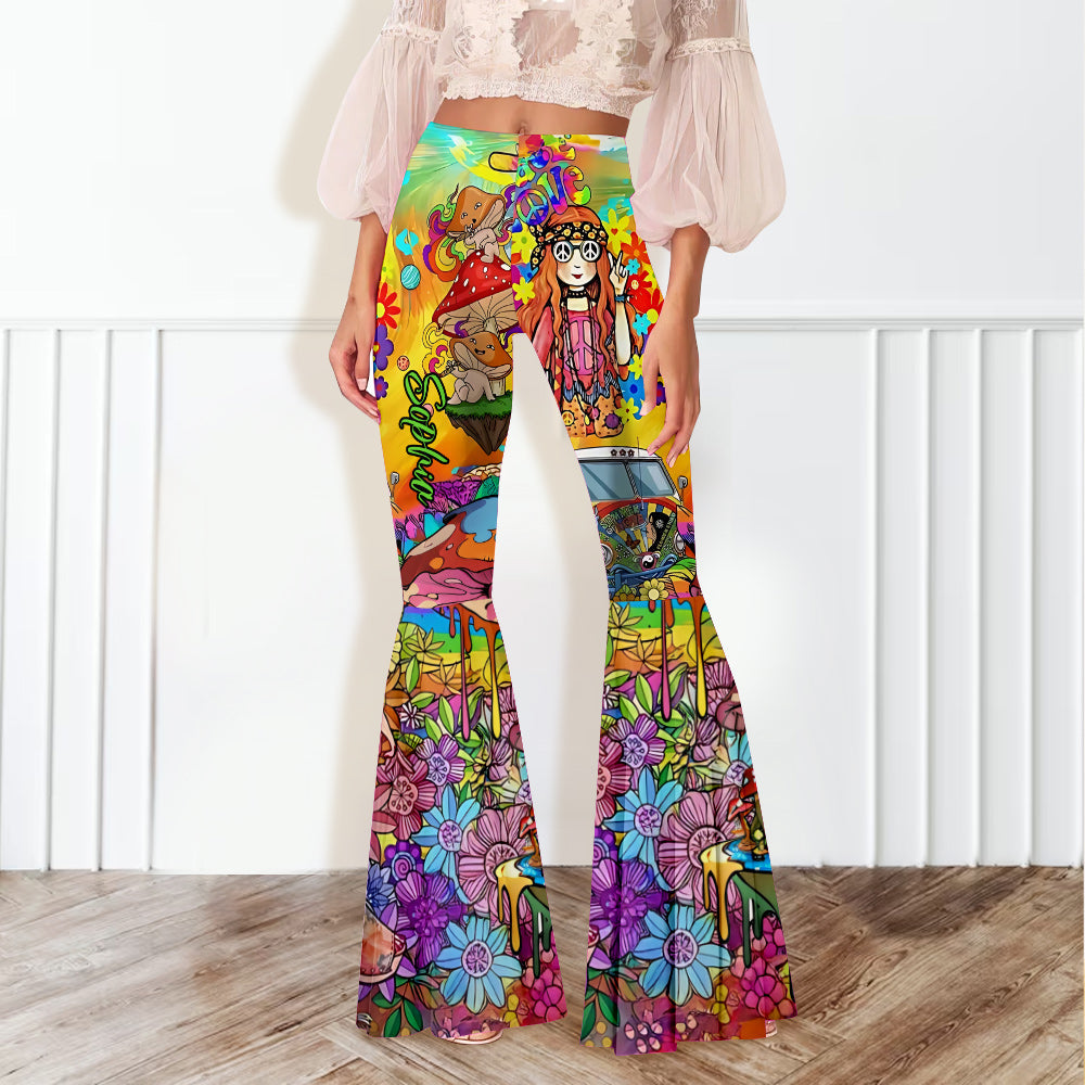 Hippie Soul - Personalized Hippie Flare Leggings