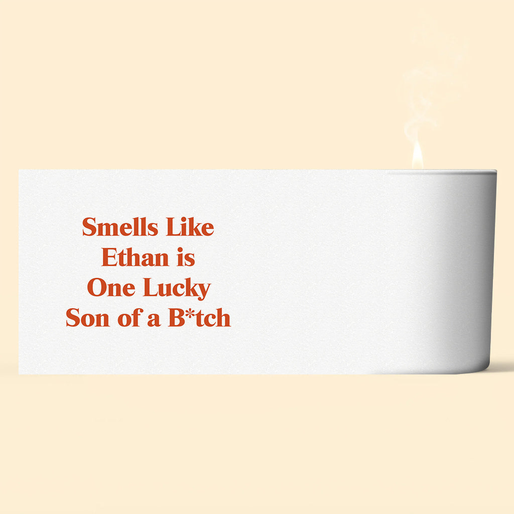 Funny Sarcastic Quote - Personalized Candle With Wooden Lid