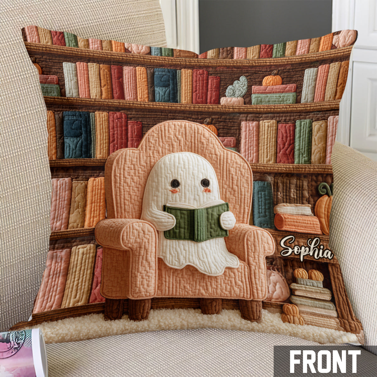 Love Books - Personalized Book Throw Pillow