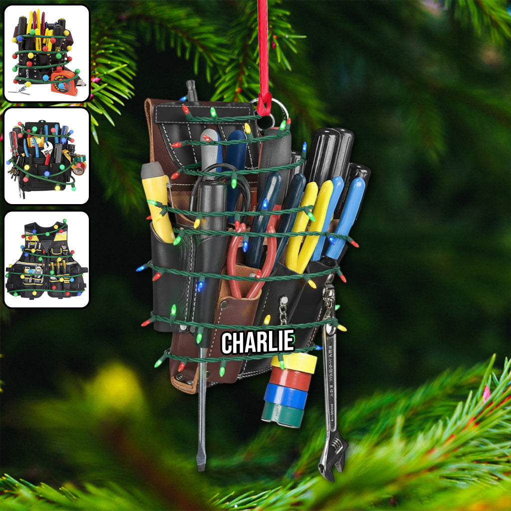 Gift For Lineman Dad, Husband, Son... - Personalized Lineman Ornament