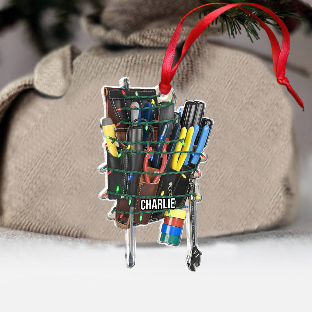 Gift For Lineman Dad, Husband, Son... - Personalized Lineman Ornament