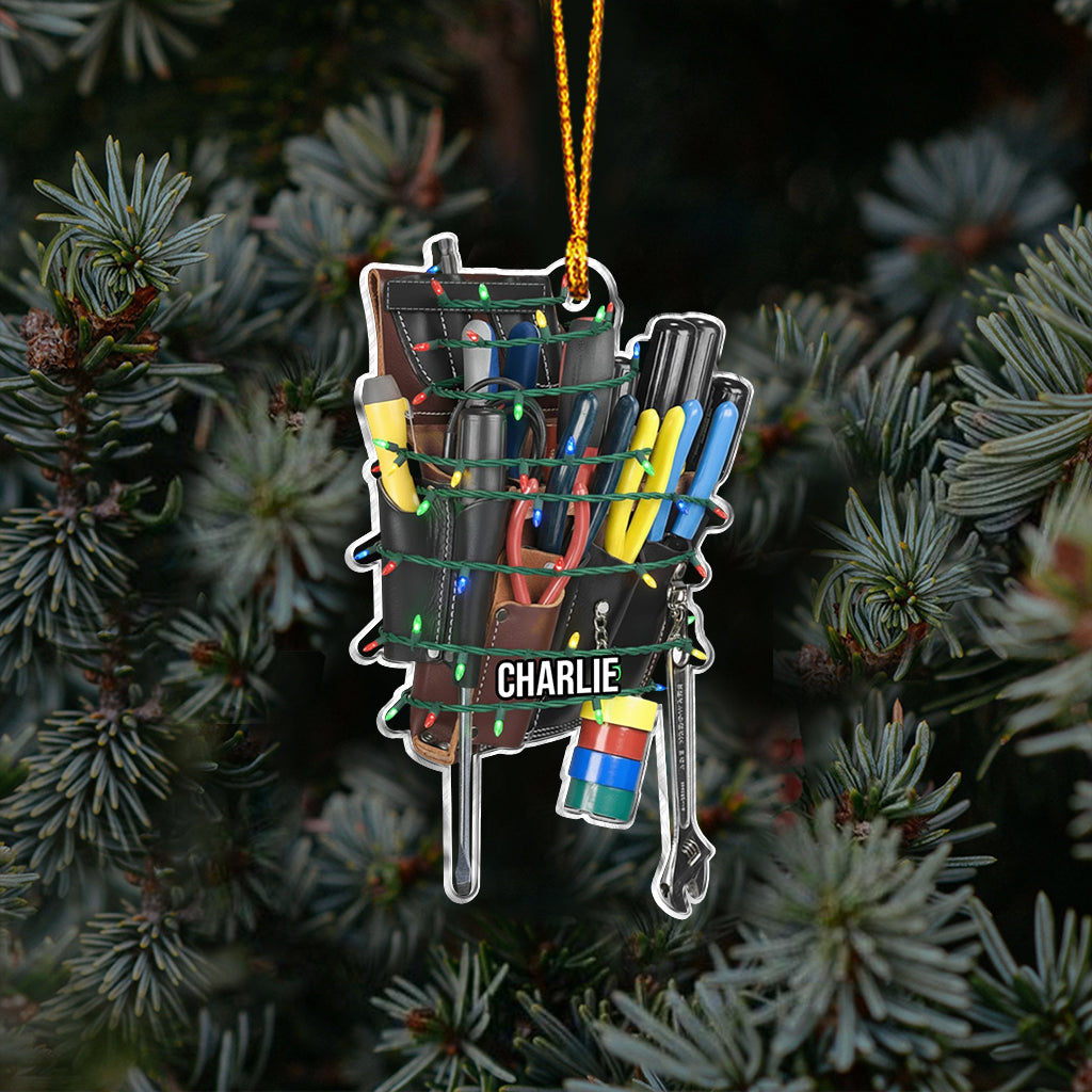 Gift For Lineman Dad, Husband, Son... - Personalized Lineman Ornament