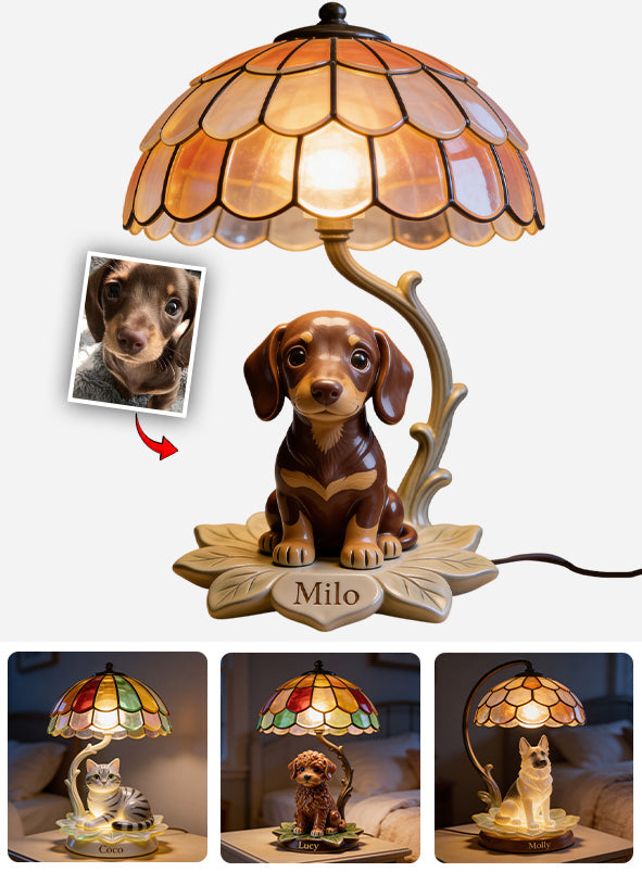 Love My Pet - Personalized Dog Acrylic LED Night Light