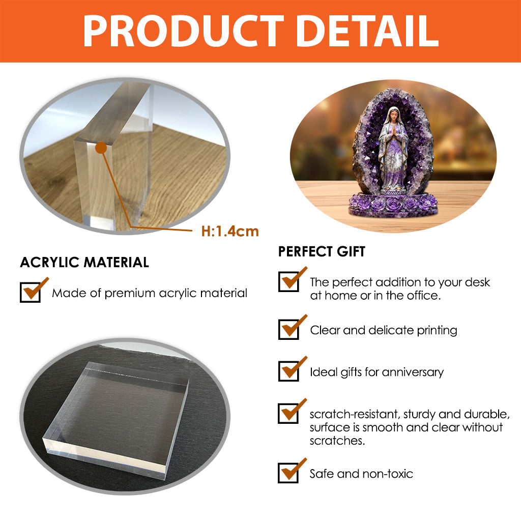 Believe - Personalized Christian Custom Shaped Acrylic Plaque