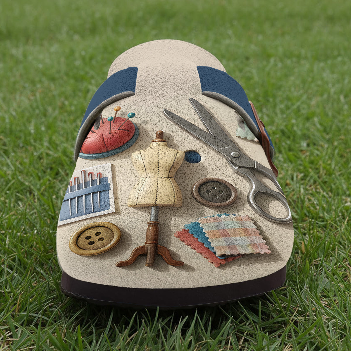 Go Away, I'm Sewing - Personalized Sewing Clogs With Arch Support