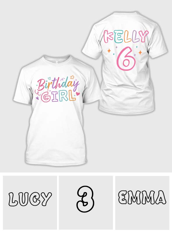 Happy Birthday - Personalized Birthday Kid T-Shirt
