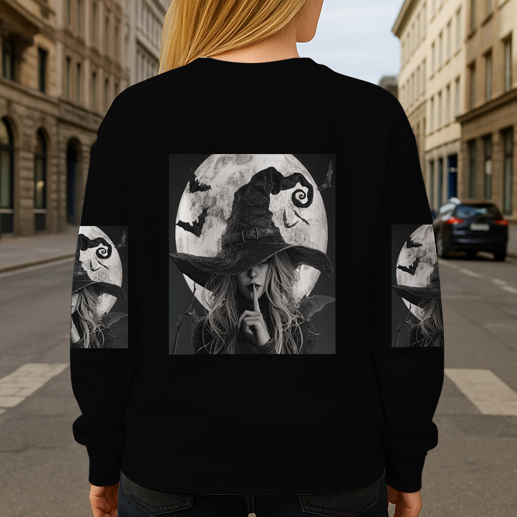 A Wee Bit Wicked - Personalized Witch All Over Shirt