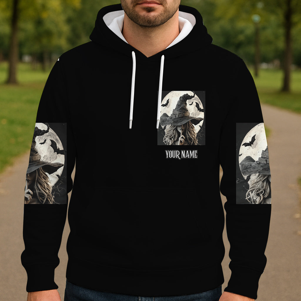 A Wee Bit Wicked - Personalized Witch All Over Shirt