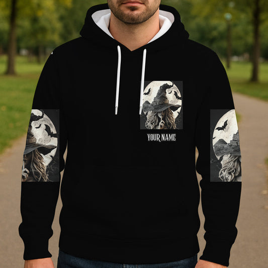 A Wee Bit Wicked - Personalized Witch All Over Shirt