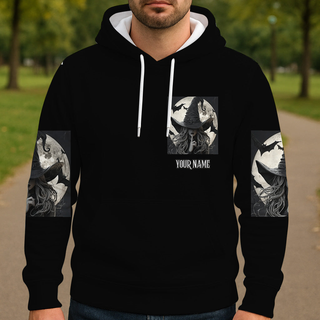 A Wee Bit Wicked - Personalized Witch All Over Shirt