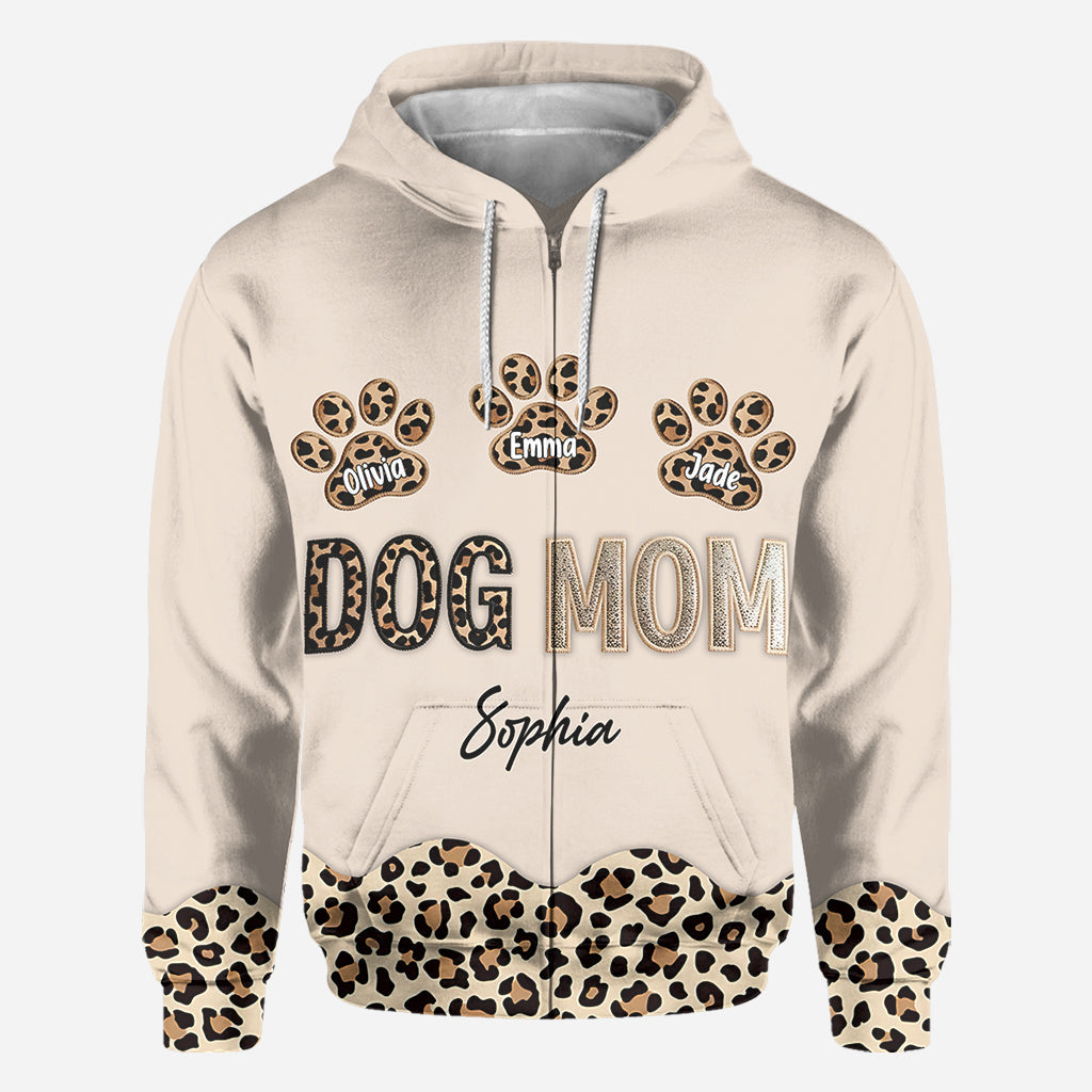 Dog Mom - Personalized Dog All Over Shirt