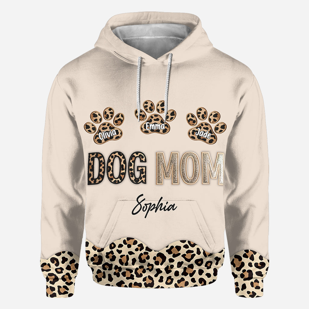 Dog Mom - Personalized Dog All Over Shirt